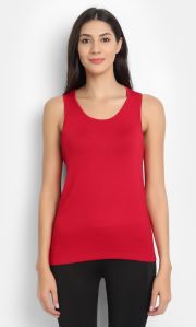 Bamboo Red Runner Vest Top