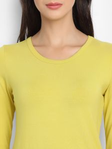 Bamboo Yellow Full Sleeve T-Shirt
