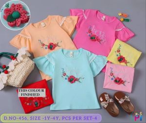 Imported Girls Hoziyari Cotton Tops