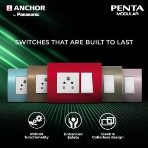 penta modular switches socket
