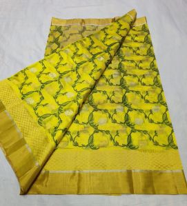 Yellow Pattu Silk Saree