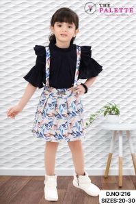 Girls Designer Skirt And Top, Packaging Type : Poly Bag