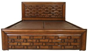 Sagwan Wooden Bed with Box
