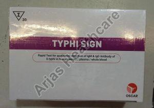 Oscar Typhi IgG IgM Tst Kit For Clinical, Hospital