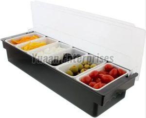 6 Compartment Condiment Tray