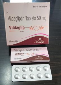 Vildagliptin Tablets, Packing Type : Blister