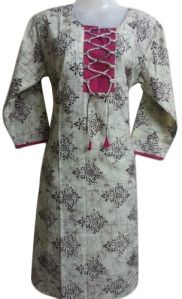 Ladies Cotton Kurti, Sleeve Type : Full Sleeve