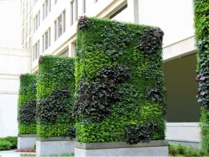 Sy Artificial Outdoor Vertical Garden, Color : Green