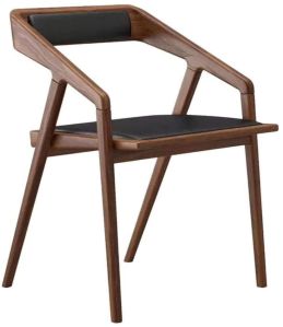 Foldable Wooden Chair, Color : Brown