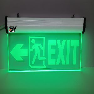 LED Exit Left Side Arrow