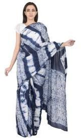 Printed Shibori Cotton Saree, Age Group : Adults