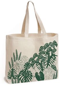 Jute Tote Shopping Bag For Women With Amazing Printing Style Method With Soft Cotton Handle