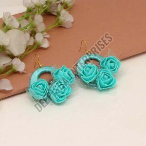 Thread Floral Earrings, Packaging Type : Plastic Packet