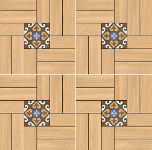 3055 Sugar Finish Ceramic Floor Tiles For Interior