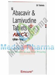 ABEC L Abacavir & Lamivudine Tablets For HIV Infection