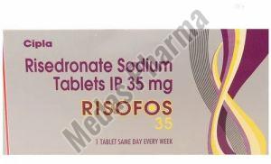 Risofos Risedronate Sodium 35mg Tablet For To Treat Osteoporosis