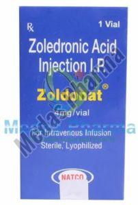 Zoldonat Zoledronic Acid 4mg Injection