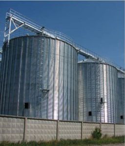 FLAT BOTTOM GRAIN STORAGE SILO