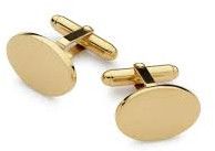 Polished Gold Cufflinks For Blazer, Coat, Shirts