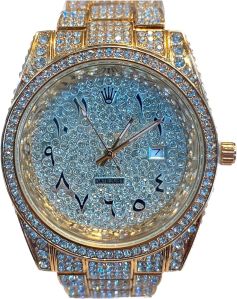 Mens Diamond Watch, Dial Shape : Round, Square