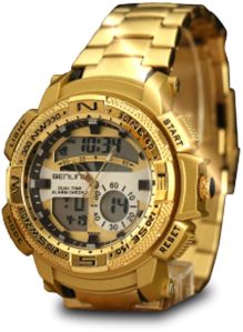 Mens Gold Watch, Display Type : Analog