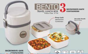 Plastic Bento Travel Lunch Box For Food Packing