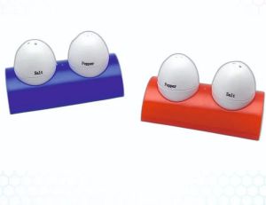 Egg Shaped Salt & Pepper Shaker Set