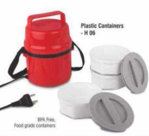 Electra 3 Container Plastic Lunch Box For Food Packaging