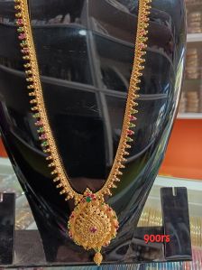 Gold Plated Long Chain Necklace, Gender : Female