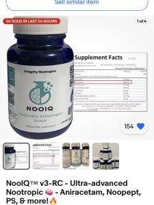 Nooiq Ultra-advanced Nootropic Adaptogen Supplement