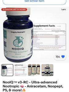 Nooiq v3-rc Ultra-advanced Nootropic Aniracetam Powder