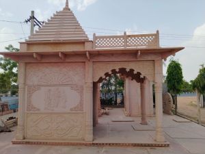 Sandstone Polished Carved Stone Temple For Home, Hotel, Offices, Resorts, Farmhouse, Etc..