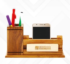 Wooden Polished Desktop Items, Packaging Type : Paper Box