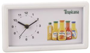 Plastic Battery Table Clock, Packaging Type : Paper Box, Cartoon Box