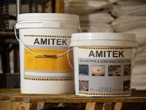 Amitek Acrylic Emulsion High Gloss Pavement Marking Paint, Certification : Iso 9001:2008 Certified