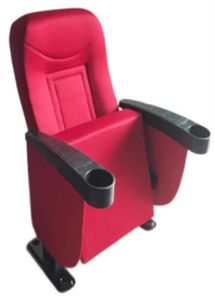 Plain Tip Up Auditorium Chair, Color : Red