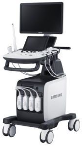 50/60Hz Electric Samsung HS60 Sonography Machine, Voltage : 100-240V