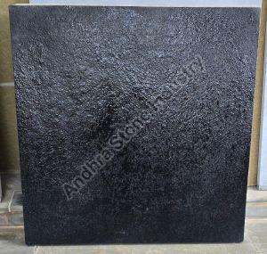 Black Leather Chemical Finish Stone For Flooring