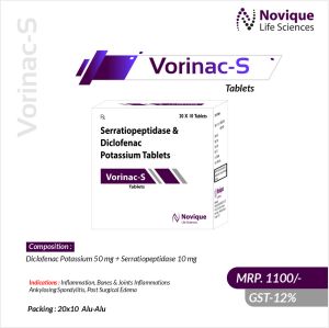 Serratiopeptidase & Diclofenac Potassium Tablets