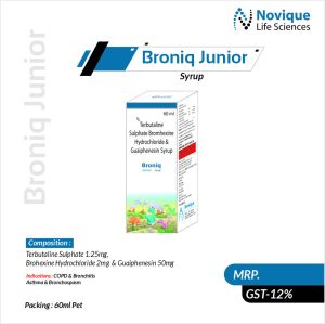 Terbutaline Sulphate Bromhexine Hydrochloride & Guaiphenesin Syrup