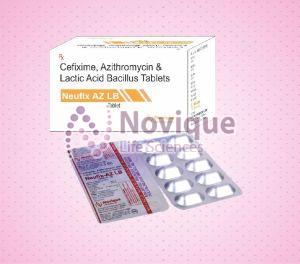 Cefixime, Azithromycin & Lactic Acid Bacillus Tablets