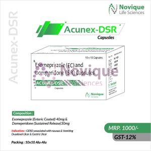 Esomeprazole and Domperidone Capsules, Packaging Size : 10*10 Alu-Alu