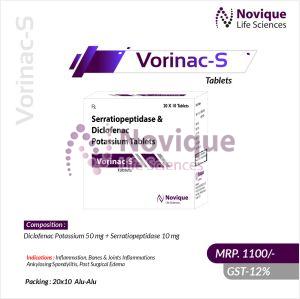 Serratiopeptidase & Diclofenac Potassium Tablets