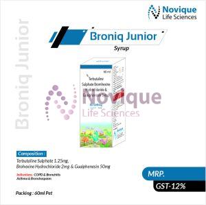 Terbutaline Sulphate Bromhexine Hydrochloride & Guaiphenesin Syrup