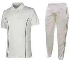 Mens White Cricket Uniform