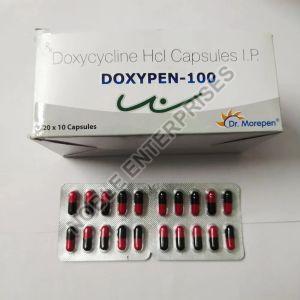 Doxypen-100 Capsules, Composition : Doxycycline Hyclate