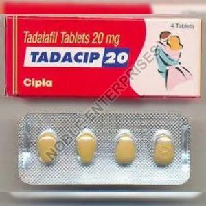 Tadacip 20 Tablets, Composition : Tadalafil