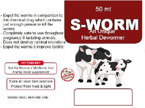 S-worm Animal Feed Supplement