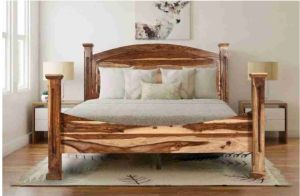 Designer Wooden Bed Without Box