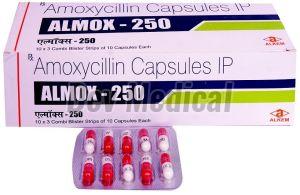 Almox 250mg Capsules, Medicine Type : Allopathic